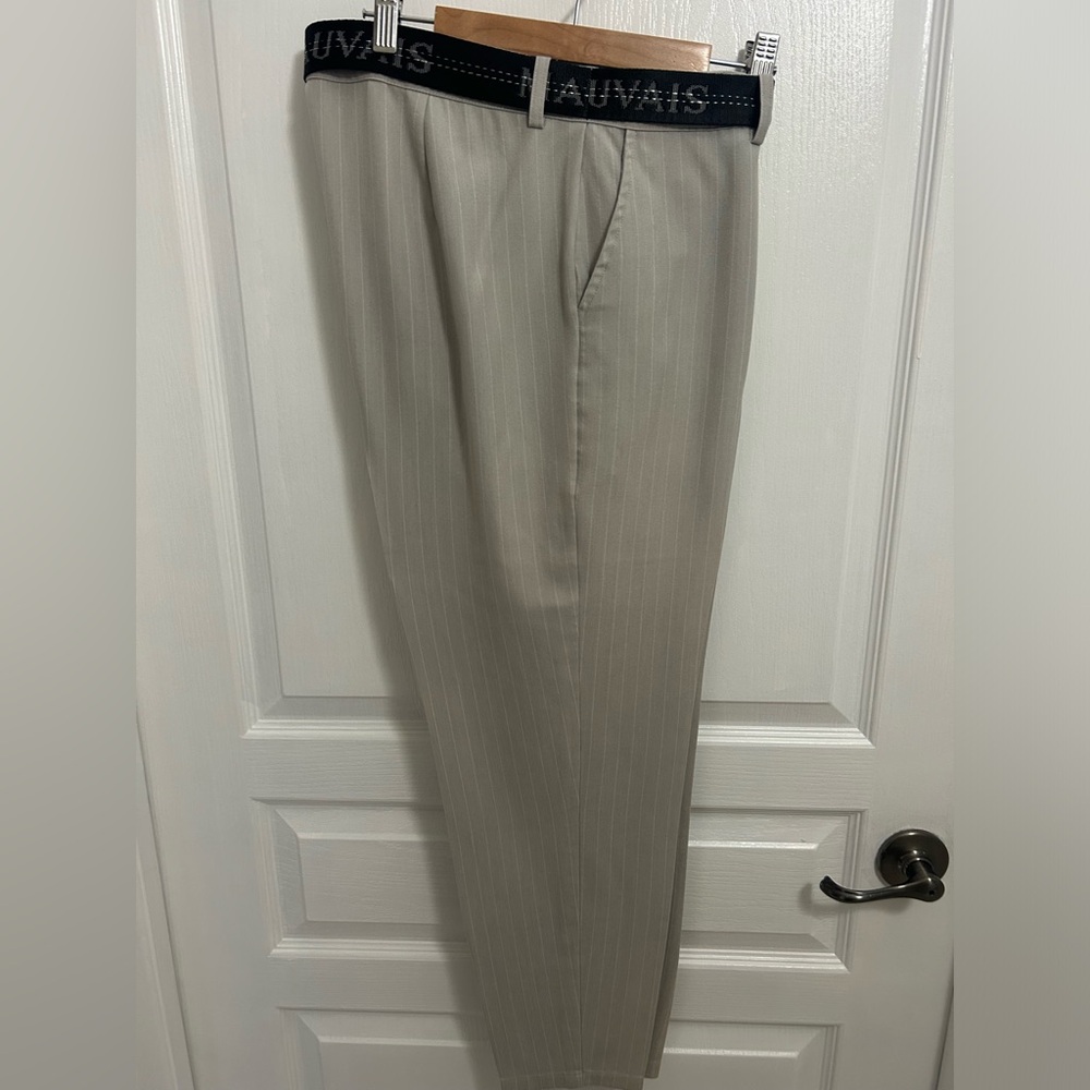 Maivaus half belt trousers